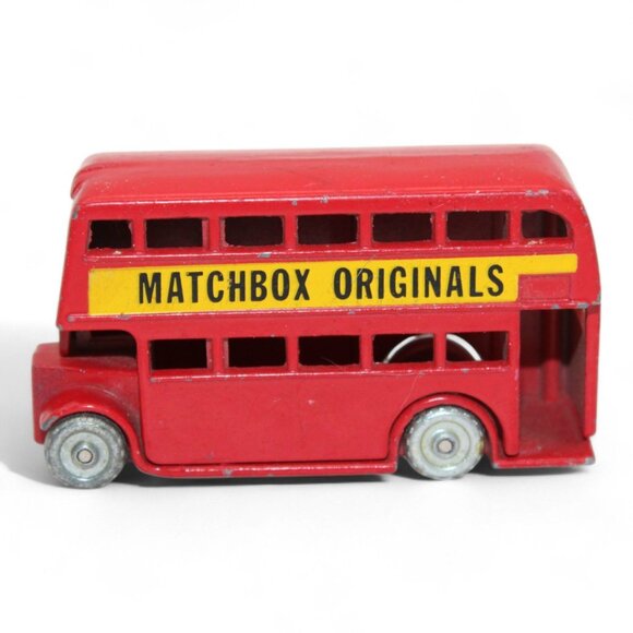1988 Matchbox Originals London Double Decker Bus Red - Picture 3 of 7